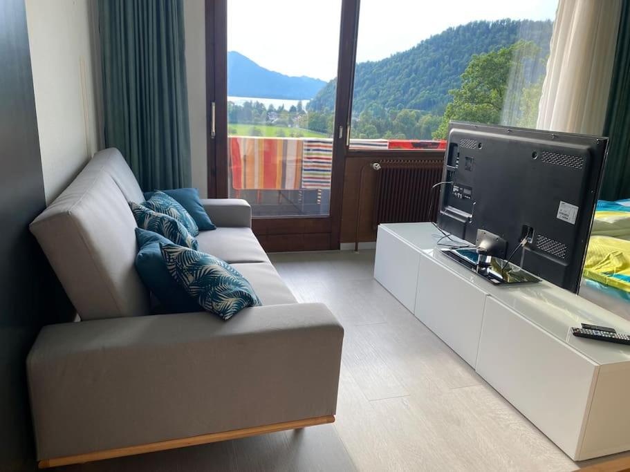 Schoene Ferienwohnung Mit Wolfgangseeblick Strobl Dış mekan fotoğraf