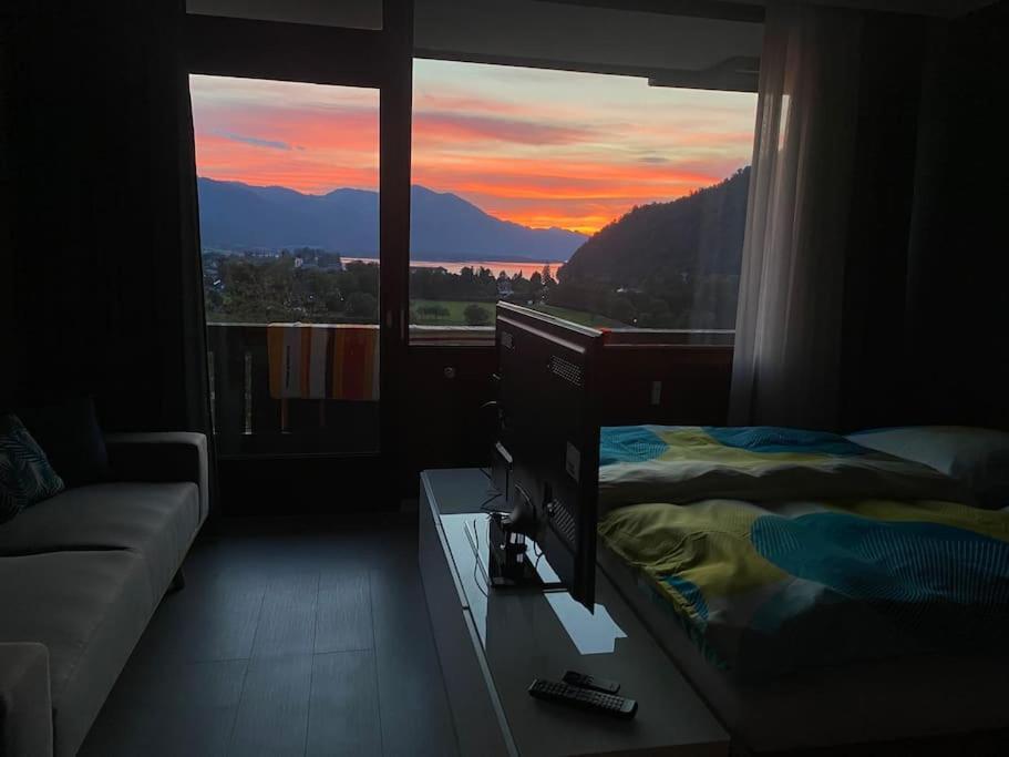 Schoene Ferienwohnung Mit Wolfgangseeblick Strobl Dış mekan fotoğraf