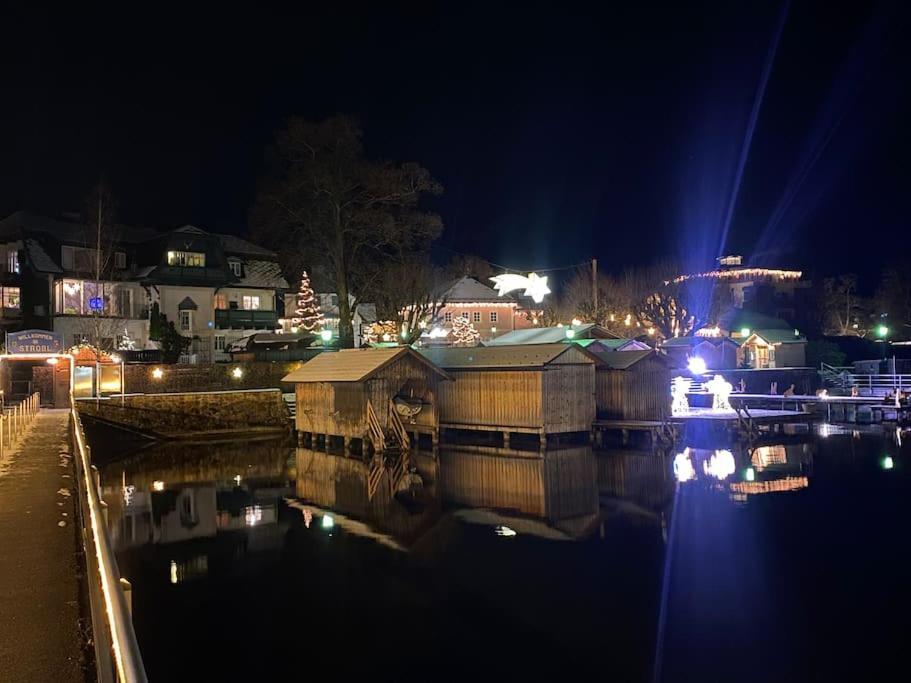 Schoene Ferienwohnung Mit Wolfgangseeblick Strobl Dış mekan fotoğraf